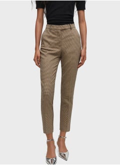 Buy Checked High Waist Pants in UAE