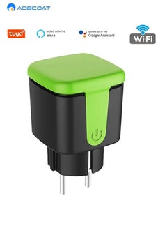 Buy 16A Waterproof Smart EU Plug Wifi Socket Adapter with Remote Control&Voice Control&Timing Function&Energy Monitor&Sharing Function&Group Control,Outdoor Smart Home Work with Alexa&Google Assistant in Saudi Arabia