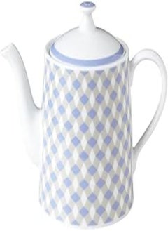 اشتري Digital Shoppy GOKVÄLLÅ Teapot, White/Blue, 0.8 l في مصر