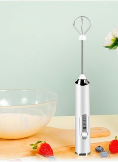 اشتري Multipurpose Rechargeable Electric Hand Held Beater Shaker Mixer Kitchen Utensil في الامارات