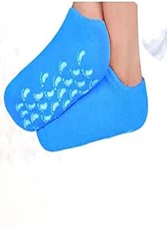 Buy Skin Care Whitening Gel Socks and Gloves Set, Moisturizing Gel Socks, Gel Gloves, Gel Socks for Foot & Hand Therapy, Spa Socks for Dry Heels and Cracked Hands (Milky) in Egypt