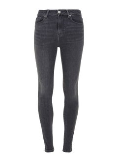 Buy Women's Flex Harlem High Rise Super Skinny Jeans, Grey in Saudi Arabia