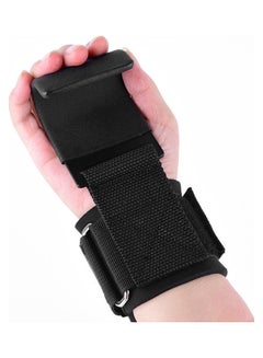 Buy Weightlifting Wraps Hooks for Gym Exercise Wrist Support Brace Men Women 25x5x20cm in UAE
