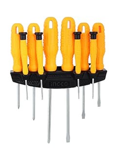 Buy Ingco 10 Piece Plastic Hand Screwdriver Set HKSD1058 in Egypt