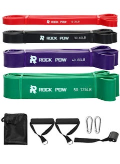 Buy Resistance Bands Set 10Pcs Exercise Bands Workout Bands Elastic Bands for Exercise Pull Up Assistance Bands Fitness Bands Assist Set for Body Training Strength Weighted Gyms in UAE
