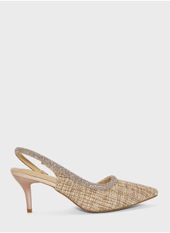 Buy Tweed  Slingback Pumps in Saudi Arabia