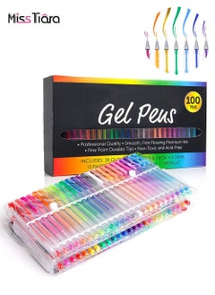 Buy 100 Children's Art Gel Pen Drawing Set in UAE