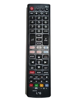 Buy LG LCD LED Remote Control Universal RM-L1616 Universal Remote Control With Netflix Prime Video Replacement AKB75675301 AKB75095308 AKB75675311 in Saudi Arabia
