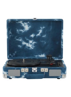 Buy Crosley CR8005F-IN Cruiser Plus Vintage 3-Speed Bluetooth in/Out Suitcase Vinyl Record Player Turntable Indigo in UAE