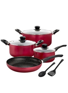 Buy Raj 9 Pcs Non Stick Cookware Set in UAE