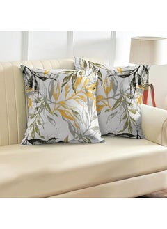 Buy Printed Linen Cushion Covers Set Of 2 Pcs in Egypt