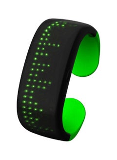 Buy LED Display Bracelet Green/Black in Saudi Arabia