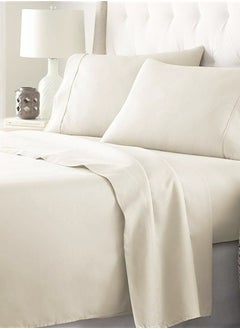 Buy Sitch Cotton Sheet Set 3 Pieces 300 Stitches in Saudi Arabia