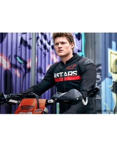 اشتري Alpinestars SMX Air Perforated Motorcycle Textile Jacket Black & Blight Red في الامارات