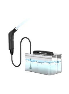 Buy Portable Shower Handheld Travel Shattaf Set Black and Clear 23.5 x 14 x 12.3 cm NS-ETS01 in Saudi Arabia