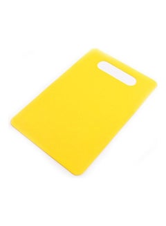 Buy Multi-Functional Plastic Cutting Board Yellow in Saudi Arabia