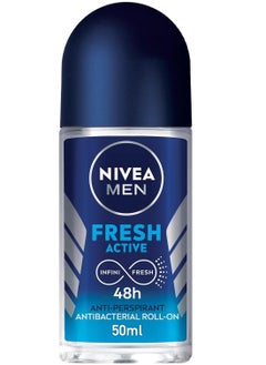 اشتري Nivea Men Fresh Active roll on 50 ml في السعودية