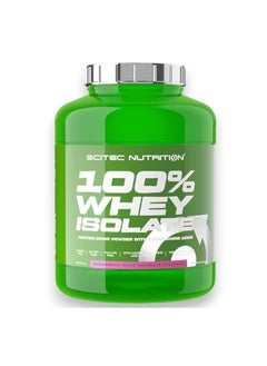 Buy 100% Whey Isolate Protein Drink Powder With Added Amino Acids, Strawberry White Chocolate Flavour, 80 Servings in UAE