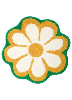 Buy Bath Mat Floral Pattern And Multicolour 65 Cm in Saudi Arabia