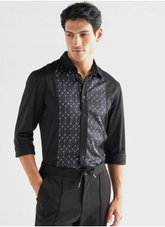 Buy Printed  Regular Fit Shirt in UAE