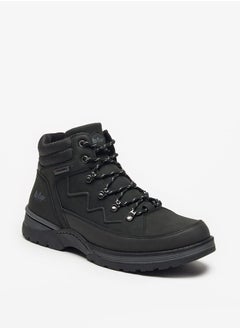 Buy Mens Logo Detail Chukka Boots with Zip Closure in Saudi Arabia