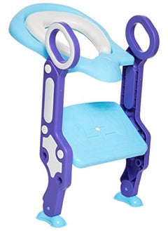 اشتري Step Stool Foldable Potty Trainer Seat- Blue في الامارات