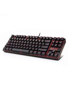 Buy K552 Mechanical Gaming Keyboard 60% Compact 87 Key Kumara Wired Cherry Mx Blue Switches Equivalent For Windows Pc Gamers Red Backlit Black in Saudi Arabia
