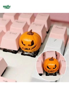 اشتري مفاتيح مفاتيح مخصصة Craftsman -cute Ghost و Pumpkin Keycaps ، مفاتيح مفاتيح شفافة راتنجات Keycaps Custom Keycaps Keycaps Handmed في السعودية