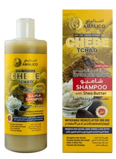 Buy Chebe Shampoo for Hair Growth with SHEA BUTTER - Ready-to-Use with Chebe Powder for Hair Growth, Palm Oil, Sweet Almond Oil, Olive Oil, Sulphate Free, Parapen Free (500) in UAE