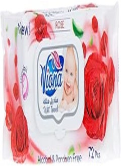 اشتري Viona Rose Ultra Soft Baby Wipes, 72 Pieces في مصر