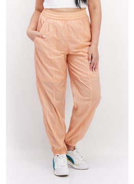 اشتري Women Relaxed Fit Plain Jogger Pants, Blush في الامارات