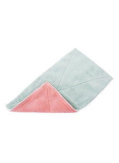 Buy Microfiber Wipes Cleaning Cloth Green 28 x 15.5centimeter in UAE