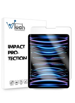 Buy Pro Series Tempered Glass Screen Protector For Apple IPad Pro 11 Inch 2022 / Air 5 10.9 Inch 2021 Clear in Saudi Arabia