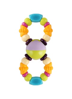 اشتري Turtees™ Colorful Attractive Plastic Non-Toxic Barbell Rattle Toy for Babies Fun Time في السعودية