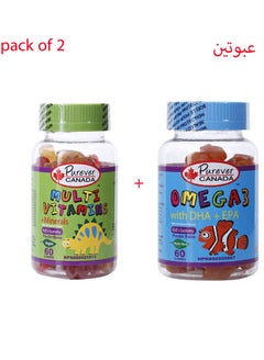 Buy Pack of 2 omega 3 + multivitamins 1+1 in Saudi Arabia