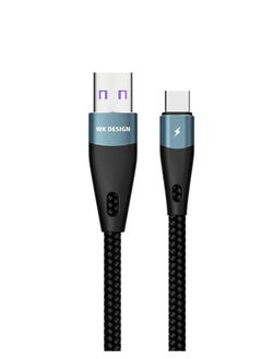 Buy WK WDC-096 Type-C cable for charging and fast data transfer - black in Egypt