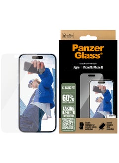 اشتري PanzerGlass® Screen Protector for iPhone 16 | Classic Fit في الامارات