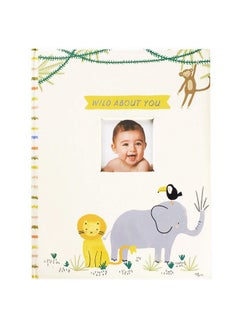 Buy B24822583 Baby Book With Gift Box "Wild About You" Zoo Animal 8.75'' W X 11.25'' H in UAE