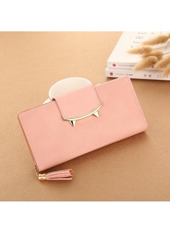 اشتري And Korean Style Wallet Women's Long Coin Purse Cute Zipper Multi-card Women's Clutch Bag Direct Sale في السعودية