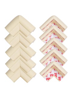 Buy Baybee 10 PCs Baby Safety Corner Guards, Baby Proofing Corner Guards - 3mm Pre-Taped Corner Protectors -Child Safety Edge Cushion Guards for Sharp Edges Protector of Furniture White in UAE