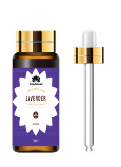 Buy Lavender Essential Oil - 30ml - 100% Pure Natural Lavender Oil for Skin & Hair - Experience Calming Relaxation for Body, Aromatherapy & DIY Soap Making Scent in Egypt