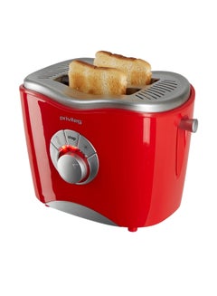 Buy Privileg Toaster  2 short slots for 2 slices 860 W red in UAE