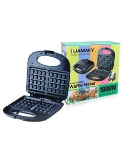 Buy Jamaky Waffle Maker With Non-Stick Coating Plate & Automatic Temperature Control 1000W -JMK2002 in UAE