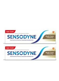 اشتري Two packages of Sensodyne Multi Care Whitening Toothpaste 75 ml في السعودية