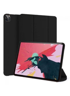 Buy iPad Pro 11 inch (2020) Case Smart Folio Stand Leather Case Cover Compatible with iPad Pro 11" 2nd Generation Black in UAE