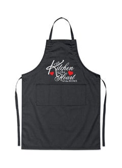 Buy Quote Printed Apron Black/White/Red 98x69.5cm in Saudi Arabia