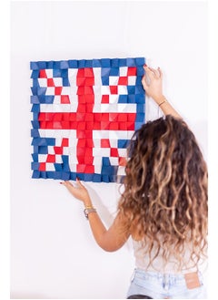 اشتري Wood British Flag Wall Art في مصر