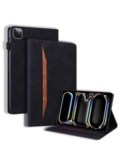 Buy Case Compatible with iPad Pro 11 (2024), PU Leather Retro Folio Shell for iPad Pro (11-inch, 5th Generation) Cover with Card Holder and Multi-Angle Stand in Saudi Arabia