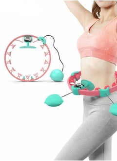 Buy Intelligent Weight Loss Intelligent Counting Weight Loss Hula Hoop Fat Burning Waist Slimmer Adjustable Slimming Hula Hoop Weight Loss Sports Equipment in UAE