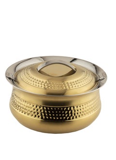 Buy Lamar Hotpot Stainless Steel 7.5 Liter Gold in Saudi Arabia